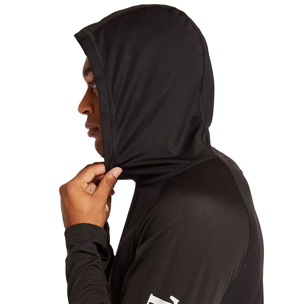 Timberland Mens Sweatshirts PRO® Wicking Good Hoodie - Black - India ME0428591